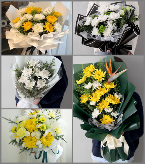 辽宁葫芦岛兴城市海滨满族乡白事花束代送
